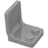 XYEIUGO 4079 Ornamento Sedile/Sedia 2x2, 50 Pezzi GDS-1308-compatibile con Lego Mattoncini da Costruzione, Colore:Argent mat 315