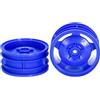 Tamiya 54681 (OP1681) 4WD Buggy anteriore Star Dish Ruote (blu)