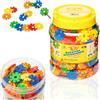 Smart-Planet 650 fiori in barattolo - grande set di fiocchi di neve da inserire 3,3 cm - giocattoli per bambini - giocattolo educativo - mattoncini da costruzione a partire dai 3 anni in su