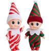 YAAVAAW 2 Pezzi di Bebè e Pupazzi Elfo di Natale per Bambini e Bambine, Regalo per Calze, Giocattoli Innovativi della Tradizione, Per Divertimento Familiare Festivo