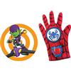 SPIDEY AND HIS AMAZING FRIENDS Hasbro Marvel Spidey e i Suoi Fantastici Amici, Guanto ad acqua e ragnatele di Spidey, giocattolo ad acqua per età prescolare, con bersaglio Green Goblin, dai 3 anni in su