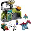 Fisher-Price, Imaginext Jurassic World Laboratorio dei dinosauri, playset con personaggi di Owen Grady, Maisie e dott. Grant, Terizinosauro e Dimetrodonte, dai 3 anni in su, HPT69