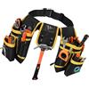 ECMQS Borsa da lavoro per elettricista, tessuto 600D, giallo | Cinghia regolabile in vita con design leggero per lavoro all'aperto, tasche magnetiche per elettricisti