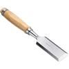 sourcing map Scalpello per legno 38 mm / 1-1/2 scalpelli piatti per | Lama in acciaio al carbonio, strumenti manuali per la lavorazione del legno con manico in legno per falegnameria