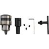 FUBESK Mandrino per trapano B12 resistente, capacità 1,5-10 mm, con chiave per tornio cnc, fresatrice, kit di strumenti adattatori in metallo per lavorazione del legno (albero mandrino 12 mm)