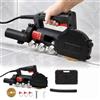 KVTUYC Macchina elettrica per la pulizia delle fughe delle piastrelle | Macchina per la pulizia delle fughe delle piastrelle da 900W con 3 ruote in acciaio inox, 11000 giri/min, strumento facile