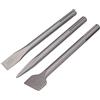 HERCHR Set di scalpelli SDS Plus, 3 pezzi martello rotante in acciaio al carbonio (SDS MAX (cinque pozzi))