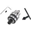 HaloModora Mandrino B12, capacità 1,5-10 mm, con chiave a T inclusa (albero mandrino 5 | Meccanismo di serraggio con chiave, gamma 1,5-10 mm, gambo conico B12, corpo in metallo robusto, chiave a T inclusa