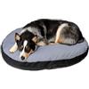 Karlie 60061 Cuscino per Cani Ovale 90 X 66 X 10Cm, S, Grigio/Nero