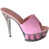 Denova's Sandali da donna con tacco alto da 15,2 cm, con plateau e tacco alto, stile pole dance, US5-US12
