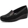 Fly Flot Scarpa Donna in Pelle con Fori, Mocassino Sottopiede Estraibile in Memory