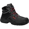 ELTEN RENZO Scarpe antinfortunistiche Mid ESD S3, donna e uomo, pelle, puntale in acciaio, leggere, robuste, nere, taglia: 40