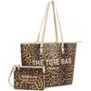 Chinllo Borsa tote da donna, media, in pelle scamosciata trapuntata, con manico superiore e catena