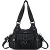 Angel Kiss Borsette piccole da donna, borse a tracolla Hobo, borse a mano Y2K in pelle vegana con molteplici tasche, borse a tracolla firmate, borse tote