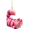 Christmas Inspirations Decorazione per albero di Natale Cheshire Cat GrinseCat di Alice nel paese delle meraviglie - Ciondolo natalizio per fan della Disney, palla d'albero, decorazione natalizia