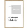 Pix FRAMES Cornice portafoto 40x60cm - Cornice portafoto in legno - Rovere | Cornice portafoto in legno con plexiglass - Cornice in legno da appendere - Cornice portafoto in legno - da appoggio