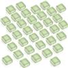 JarThenaAMCS 36 magneti da frigorifero in vetro verde salvia forti magneti da frigorifero adesivi magnetici decorativi quadrati per casa cucina armadio forniture per ufficio