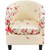 AQIGR Copripoltrona 1 Posto Elasticizato Copripoltrona Chesterfield Antiscivolo Stampata Copri Poltroncina Universale Rimovibile Lavabile Fodera per Sedia da Club (Color : #13)