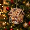 HiGropcore Diamond Painting di Natale, 3D, villaggio di Natale, casa di Natale | Diamond Painting per adulti, fai da te, motivo: città di Natale, decorazione per albero di Natale, dipingere con i numeri