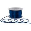 HATIANGE Cordoncino in raso blu reale, 2 mm, per la creazione di gioielli, bracciali, collane, filo per perline, macramè, nodi cinesi, artigianato - 50,3 m