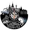 Generic Las Vegas Orologio Skyline Vinile Orologio a tema Las Vegas Regali per le donne Home Decor