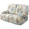 ZEaink Copridivano Relax Reclinabile Elasticizzato 1/2 /3 Posti, Copripoltrona Relax Reclinabile Universale con Tasche, 4/6/8-Pezzi Fodera per Poltrona Lavabile, Coperture per Elettrica Divano ( Color : #17