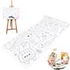 UKOFEW Rotolo da Colorare per Bambini,30 * 300CM Rotolo Carta Disegno Bambini,Rotolo di Carta da Colorare per Regali (Mondo Animale)