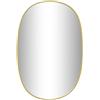 vidaXL Specchio da Parete Dorato 60x40 cm
