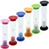 Shengxi Clessidra Timer Set Colorato Timer dell' Orologio Timer per Spazzolini da Cucina 30S/1 Min/2 Minuti/3 Minuti /5 Minuti/10 Minuti Time Management per Gli Sport e Giochi e Ufficio Timer 6 Pezzi