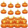 LQTSLFM 12 PCS Palline da Appendere a Forma di Zucca, Ornamento Zucca per Autunnale | Set da 12 Pezzi, Ornamento Autunnale, Decorazione Zucca