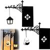 YeahBoom Illuminazione Decorativa per Scaffale, Stile Lanterna Vintage, Simpatica Lampada da Lettura Fantasma, Luci Decorative Per Angolo Lettura, Mini Fermalibri Decorativo,per Studio,Libreria