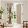 DWCN Biscotti - Tenda per porta francese, 183 x 64 cm (altezza x larghezza), 1 pezzo, lunga, oscurante, termica, con passante, per porta del balcone, della terrazza e della porta in vetro, colore