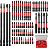 Wotrilw 68 Pezzi Set di Punte a Percussione, Punte Magnetiche in Acciaio Legato S2 con Attacco Esagonale da 1/4, PH PZ TX SL HEX, Portainserti da 25/50/75/150 mm per Trapano, Avvitatore e Fai da Te