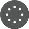 Bosch Accessories Bosch 5x Disco per levigatura PRO F355 per levigatrici rotoorbitali | per Calcestruzzo, Pietra dura, Grano 80, Professional Accessorio levigatrice rotoorbitale