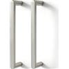 SYZOW 6 Pezzi Maniglie per Mobili, Maniglie per Ante da Cucina, 160mm, Maniglie per Cassetti in Lega di Zinco per Mobili da Cucina (Nichel Satinato)