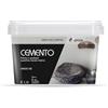 GECKOS Pittura Decorativa per Interni Effetto Cemento 2 LT Vernice Murale Pronta all'Uso per Pareti Finitura Cemento Facile Applicazione Ideale per Soggiorno E Camera Da Letto