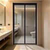 GAIFNAG Zanzariera Magnetica per Porte 123 x 215 cm Anti Zanzare, Easy to Install, L'Aria Può Circolare Liberamente Tenda Magnetica Zanzariera per Porta Finestra Balcone Soggiorno, Nero