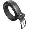 SoBo LEATHER Cintura per pantaloni da uomo, design classico, larghezza 2,5 cm, cintura da uomo 71,1 cm - 121,9 cm vita