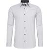 Rusty Neal Camicia da uomo Premium Slim Fit a maniche lunghe, elasticizzata, colore grigio, con collo a ventaglia, per il tempo libero, M