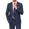 PJ PAUL JONES Abiti da uomo 2 pezzi Slim Fit Business Casual Blazer Giacche | Giacca blazer a 2 bottoni, pantaloni elasticizzati in vita per cena di nozze