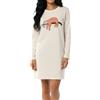 In One Clothing Camicia da notte da bambina - morbido jersey singolo in 100% cotone - con motivi bradipo