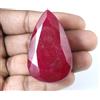 250.10 CT Naturale Africano Rosso Rubino 51 X 30 MM Pera Gemma, Gratis