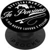 Ufficialmente In Pensione Pesca Studio Ufficialmente In Pensione Il Mio Nuovo Lavoro È Pescare PopSockets PopGrip Adesivo