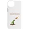 Dibba Designs Custodia per iPhone 14 Plus Comet Me Bro T-Rex Dinosauro Dino Sistema Solare Galaxy Spazio