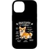 Corgi Chaos Club Custodia per iPhone 14 Divertente anatomia di un corgi amante dei cani Doggo Pet Owner Humor