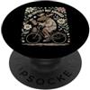 Moose Coffee Bicycle Cycling Humor No Coffee Not Amoose Alce Bicicletta Ciclismo PopSockets PopGrip Adesivo