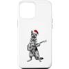 German Shepherd Funny Holiday Guitar Dog Custodia per iPhone 12 Pro Max Divertente pastore tedesco Holiday chitarrista