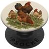 Chicken Coop Humor Vintage Gallina Gallina Gallo Flock Flock PopSockets PopGrip Adesivo
