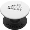 Cool Gamers Joystick Gaming Video Games Console Evolution Retro Gamer Giochi di gioco Cool Carino Divertente PopSockets PopGrip Adesivo