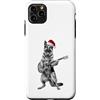 German Shepherd Funny Holiday Guitar Dog Custodia per iPhone 11 Pro Max Divertente pastore tedesco Holiday chitarrista